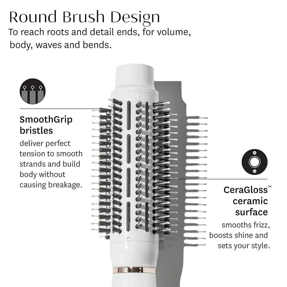 T3 AireBrush 1 Step Volumizing Hair Blow Dryer Brush Round 2.5